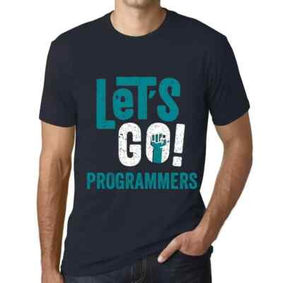 Men's Graphic T-Shirt Let's Go Programmers Eco-Friendly Limited Edition