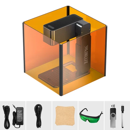 Laser Engraver Cutter 60W Portable Foldable Engraving Machine Auto Focus 600mm/s - Picture 23 of 23