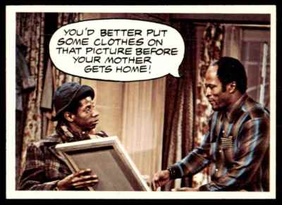 1975 Topps Youd Better put some clothes on Good Times #27