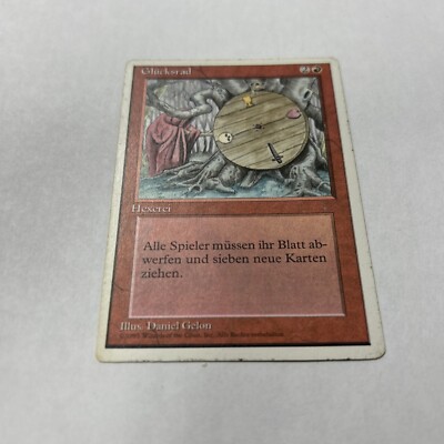 MTG Magic the Gathering Revised German Wheel Of Fortune MTG Magic the Gathering Revised German Wheel Of Fortune