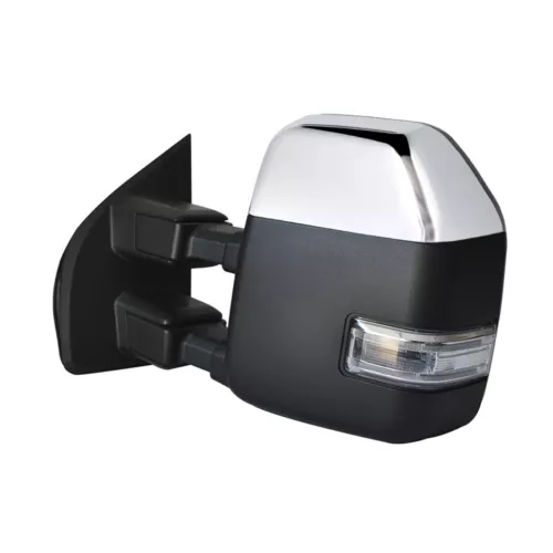Towing Mirror For 2017-20 Ford F250 350 450 550 Power Heated Driver Side Chrome