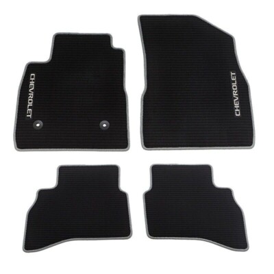 Chevy Trailblazer 2021-2023 OEM Set of 4 Carpet Floor Mats Black Gray 42669375