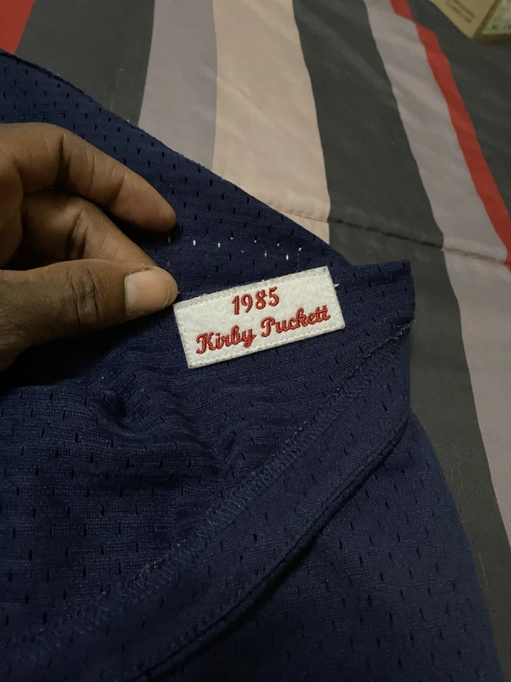 mitchell ness jersey authentic Baseball Kirby Puckett Size L - Image 3 of 3