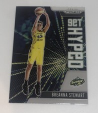 2021 Panini WNBA Prizm Breanna Stewart Get Hyped Insert Card Seattle Storm