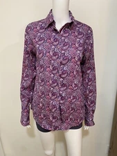 royal highness equestrian shirt Paisley Size Large