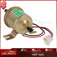 Universal 12V Electric Fuel Pump 3-6PSI Gas Diesel Inline Low Pressure HEP-02A