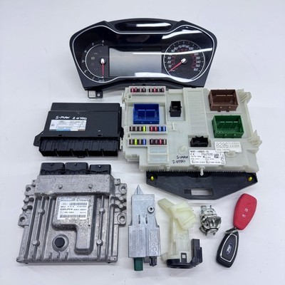 FORD S-MAX MK1 ECU KIT BG91-12A650-FHD MOTOR 163PS 2.0 TDCI DIESEL TXWA 10-15