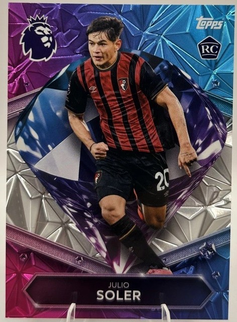 2025/26 Topps Premier League Julio Soler Diamond Rookie SSP - 1 in 500 Packs