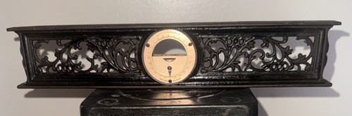 Antique Davis Level & Tool Co. Adjustable Spirit Level 1867 Cast Iron 12” Rare!