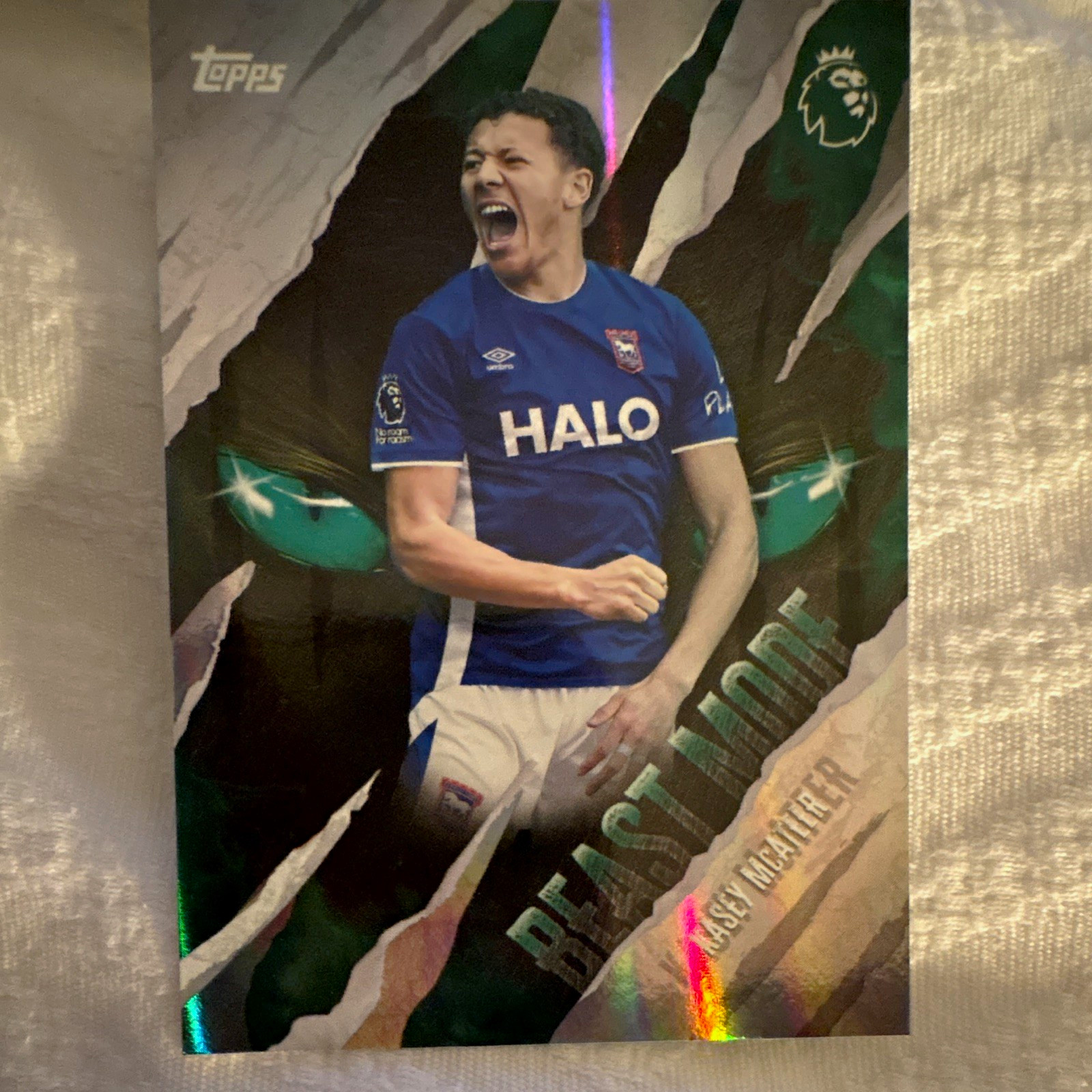 Topps Premier League 2026/27 Kasey McAteer Ipswich Town Beast Mode BM 25 Insert