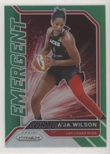 2021 Panini Prizm WNBA Emergent Green Prizm A'ja Wilson #3 g6p
