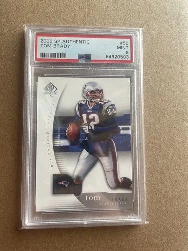 2005 SP AUTHENTIC TOM BRADY PSA 9 ***Accepting Offers***
