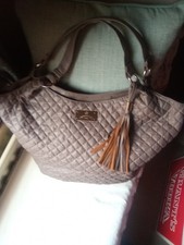 Next Taupe Quilted Bag
