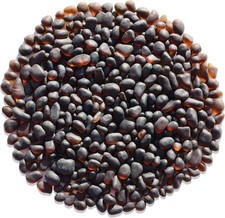 Sea Glass Stones 0.55LB Brown Frosted Glass Pebbles Gemstones Perfect Aquarium