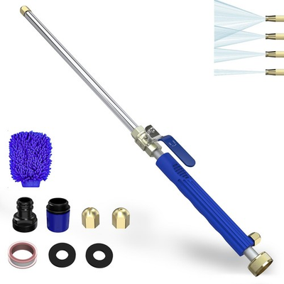 #ad Jet Nozzle High Pressure Power Washer 18 Inch Blue 3 Tips Buyplus Hose 2 in 1 $59.99