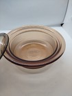 Corning Vision Ware 24oz Amber Casserole Dish Ribbed V-30-B W/ Pyrex Lid V-1-C — photo 4