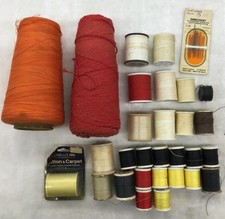 Sewing Thread Lot Lot Of 30 Pieces , Pack Of Needles.