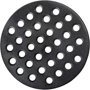 Round Cast Iron Fire Grate BBQ High Heat Charcoal Plate for Large Big Green Egg
