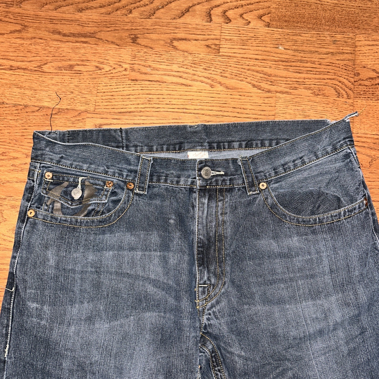 Vtg True Religion Men's 40 x 33 painted pocket distressed thumbnail 7