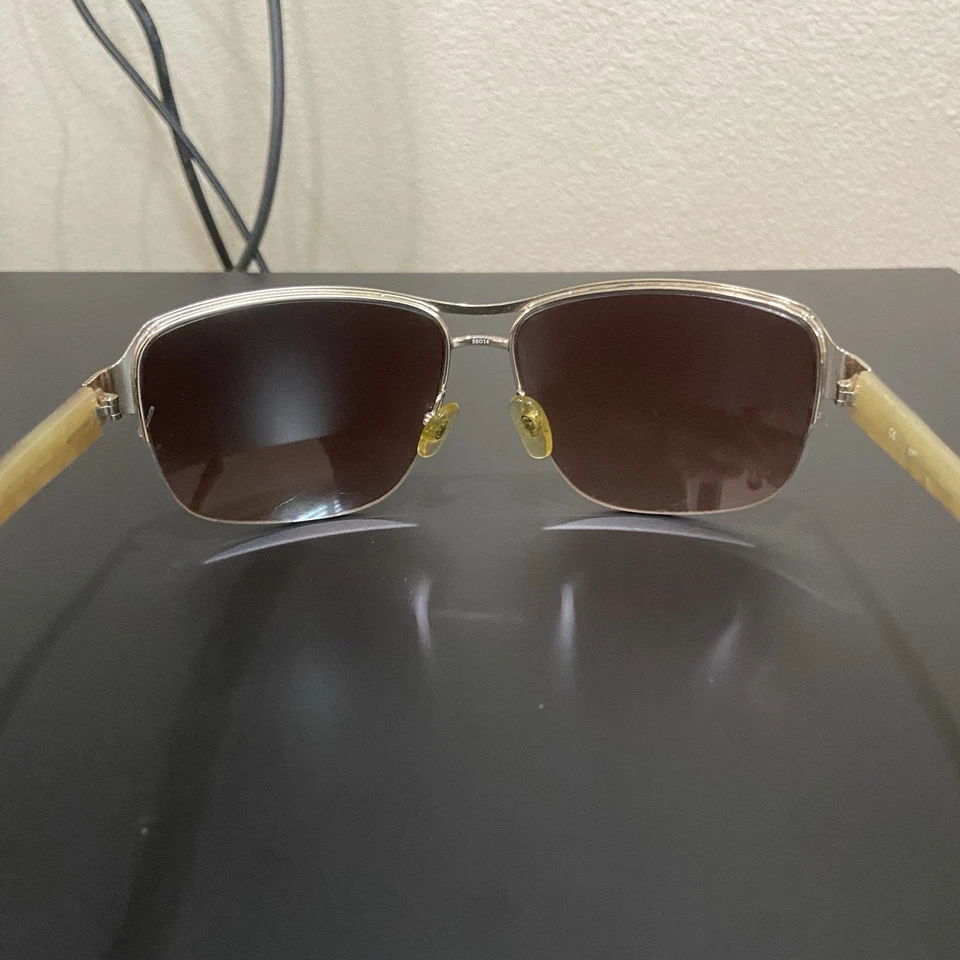 Candies Women's Oversized Sunglasses Metal Leopard Frame Polarized Lens — 第 4/4 张图片