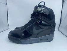 NIKE AIR REVOLUTION SKY HI WEDGE ANTHRACITE BLACK METALLIC 599410 009 WOMEN’S 9