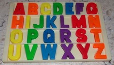 Fisher-Price 26 Magnetic Letters Alphabet A-Z for Play Family School / Desk Tray