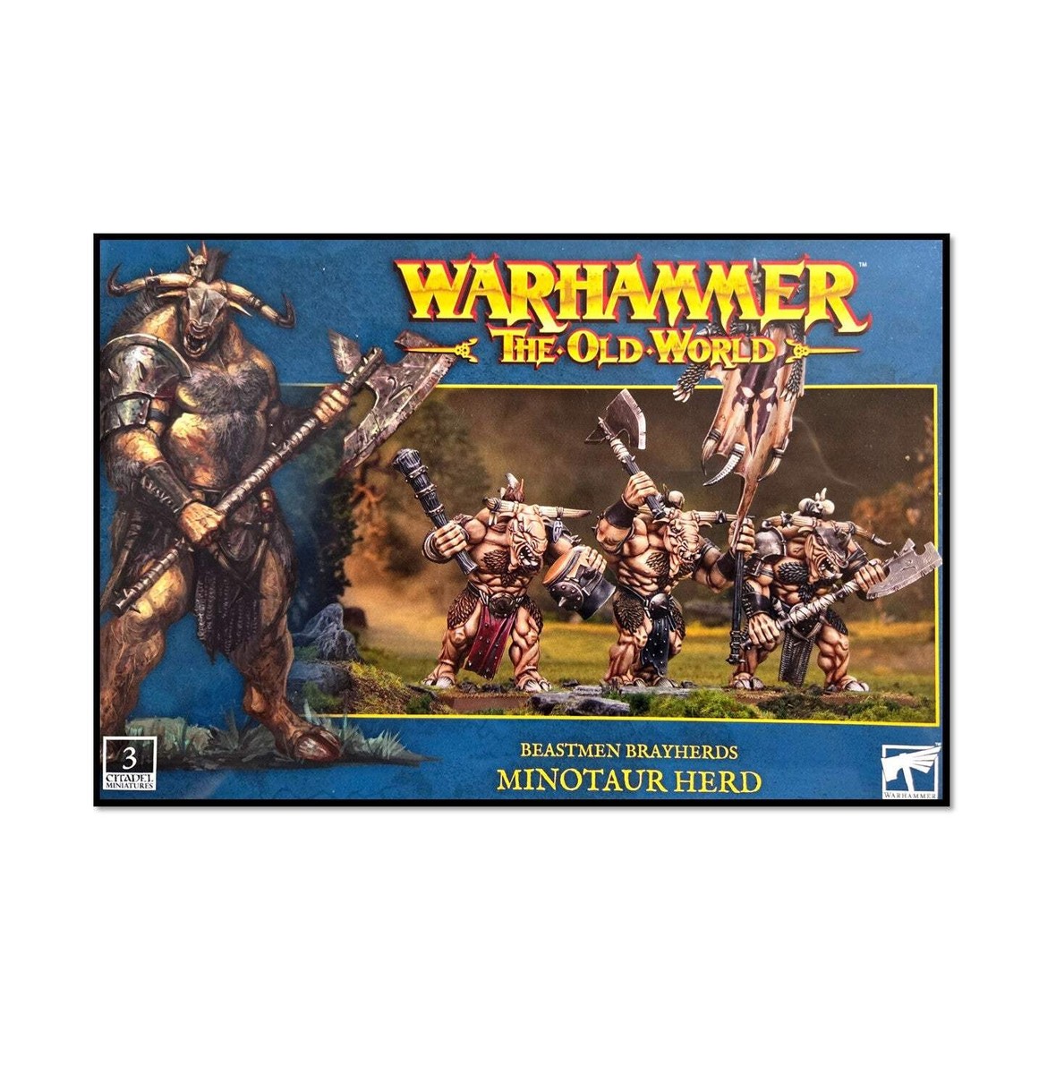 Minotaur Herd Beastmen Brayherds Warhammer Old World | eBay