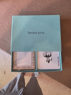 vintageTiffany & Co. Boxed Collectible Playing Cards Set Art Theme Modern 1970