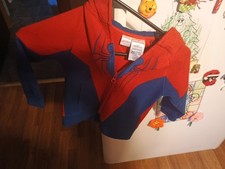 Spider Man Zipper Up 3t Youth Hoodie