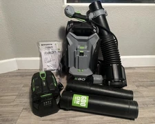 EGO LB6000 56v Backpack Blower, INCLUDES 5.0Ah Battery And Charger. 600cfm