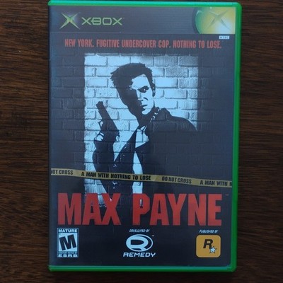 Rockstar Games Max Payne Microsoft Xbox NTSC-U/C M 2002 Disc Case Manual