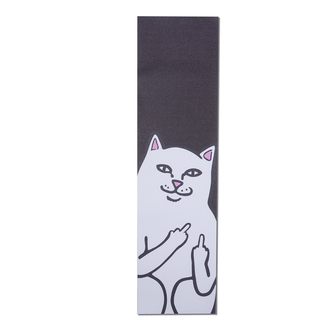 Рези лента для захвата деки скейтборда RIPNDIP Lord Nermal черная Cat Griptape 4690₽
