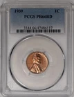 1939 Proof Lincoln One Cent 1c Penny PCGS PR66RD