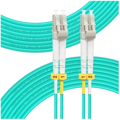 50M OM3 LC-LC Duplex Fiber Optic Patch Cord