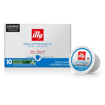 Illy Coffee K Cups - Pods for Keurig Machines   Classico Decaf Roast   Notes of