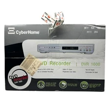 CyberHome DVD Player Recorder DVR 1600 Silver CH-DVR 1600ZU New Unopened