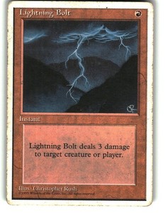 Magic: The Gathering - Lightning Bolt (Fourth Edition)