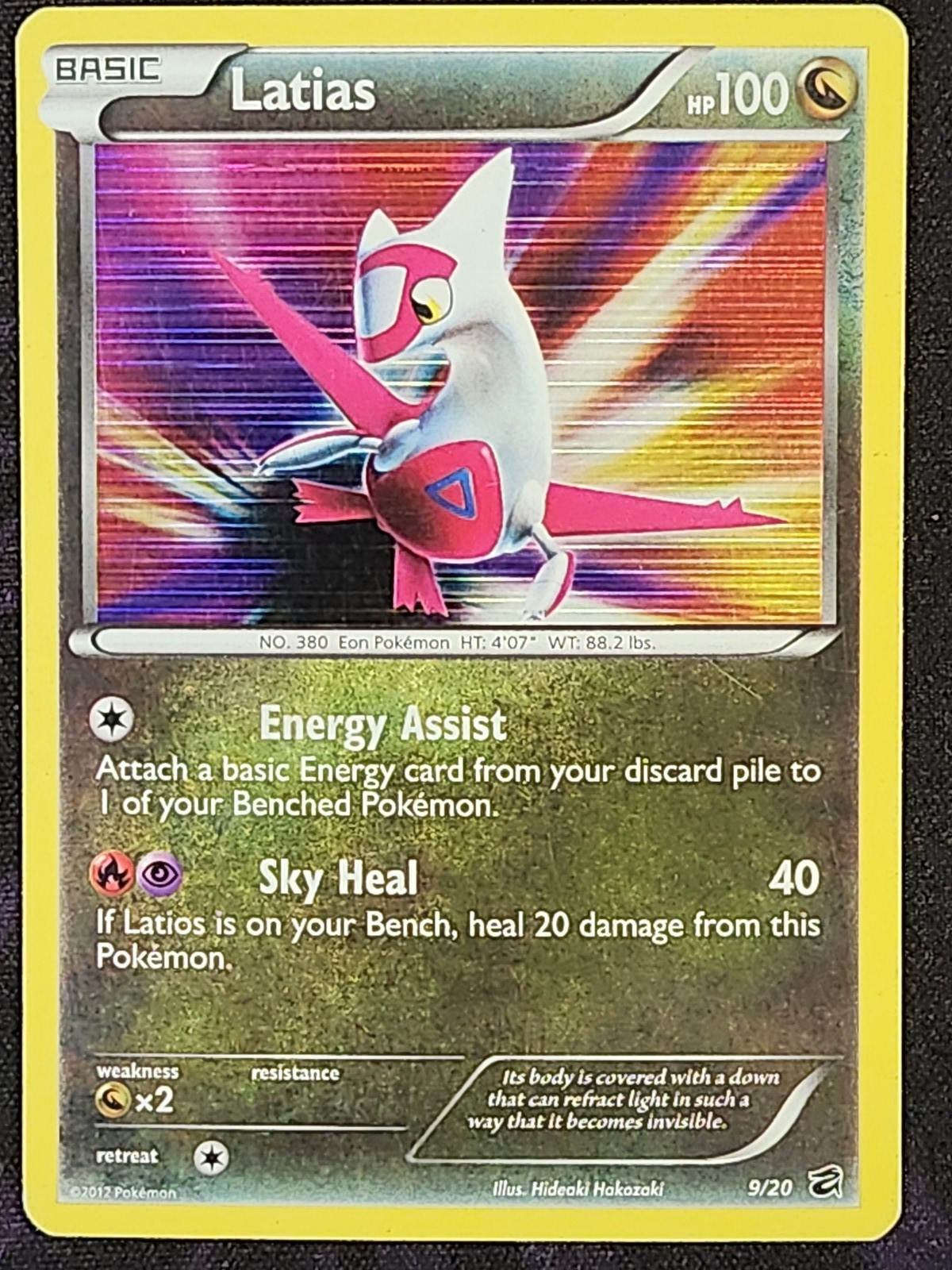 Pokemon Latias 9/20 (LP) Dragon Vault DRV