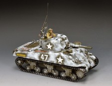 KING  COUNTRY BATTLE OF THE BULGE BBA109 SE U.S. SHERMAN M4 KRAUT KILLER 47