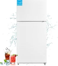 SMAD 20.5 CU.FT Top Freezer Refrigerator Compact Fridge with Adjustable Feet