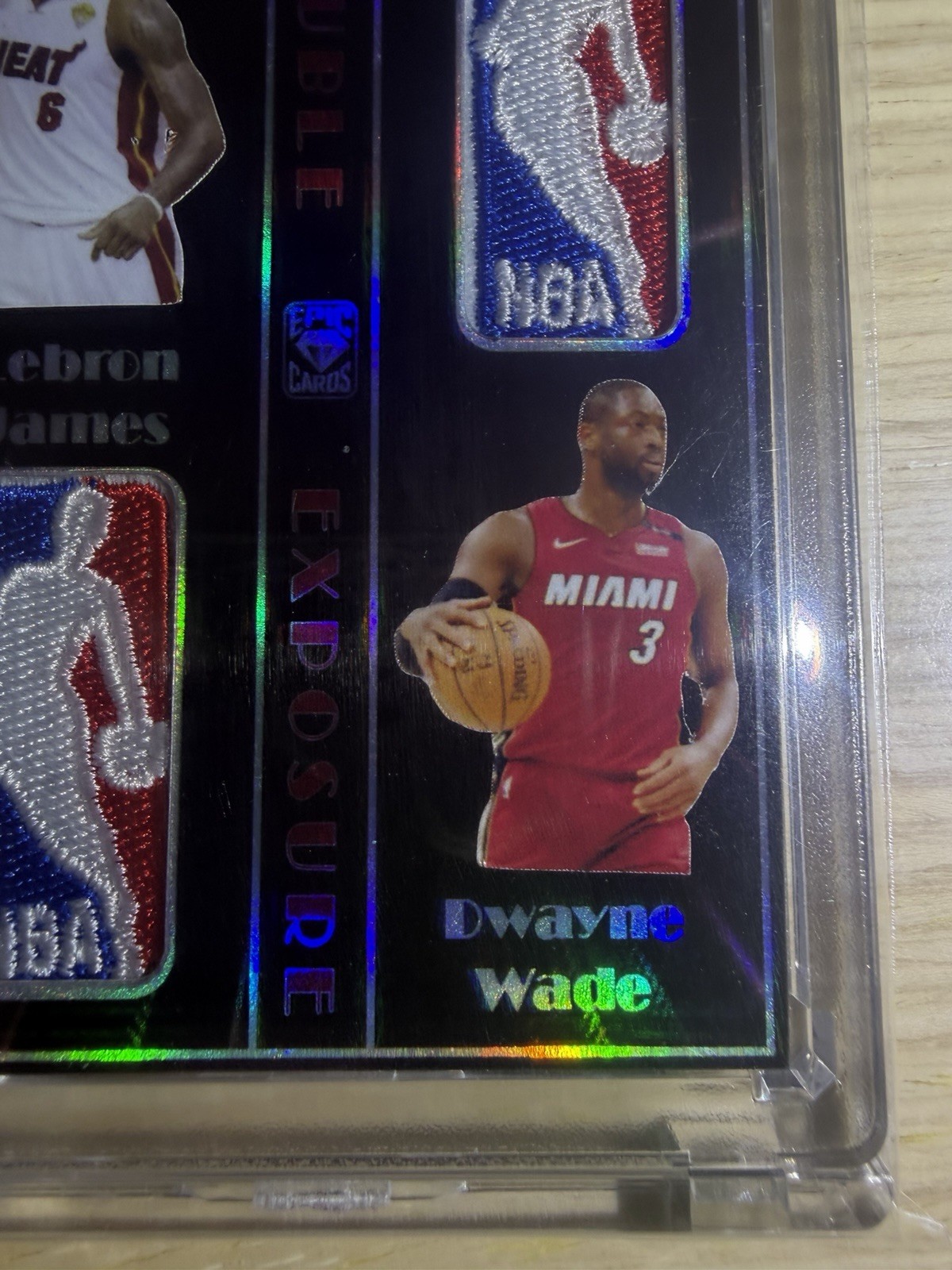 2026 Epic Cards~*LeBron James/Dwayne Wade* Double Exposure Logo Card DE-4 view 3