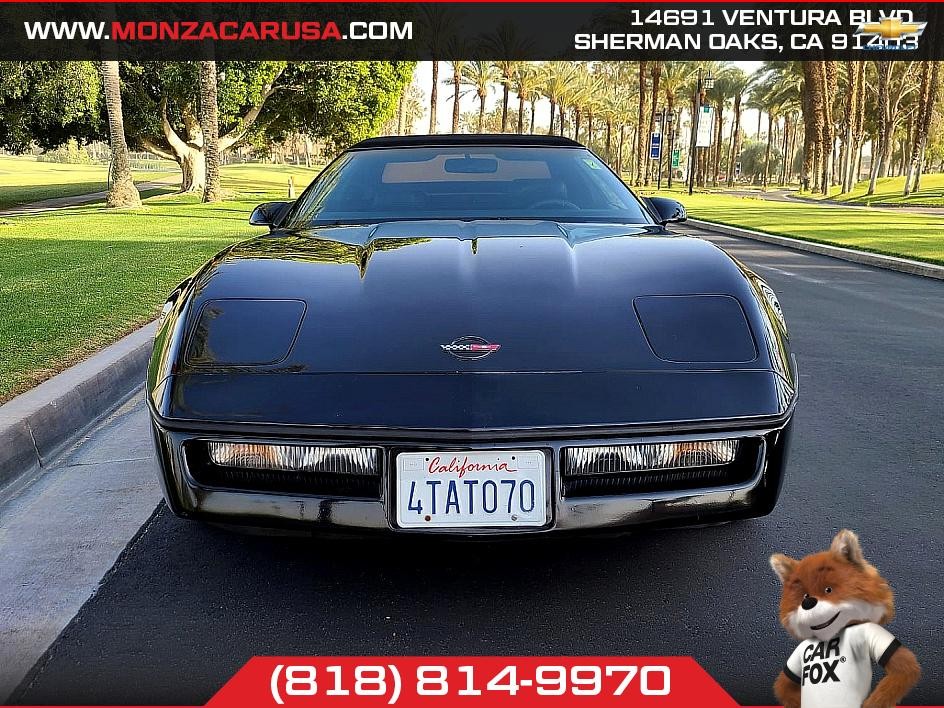 1989 Black Chevrolet Corvette   | C4 Corvette Photo 3