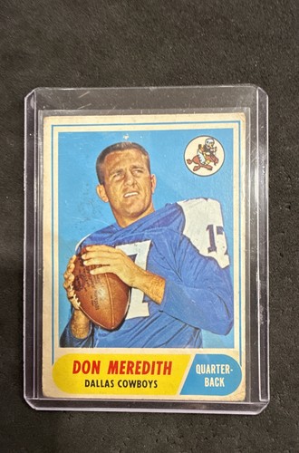 Don Meredith #25 1968 Topps card