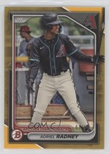 2024 Bowman Draft Gold 41/50 Adriel Radney #BD-136 05ja