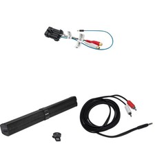 Kicker PowerBar 47KPB2 10 Speaker Amplified Sound Bar  Adapter for Polaris R...