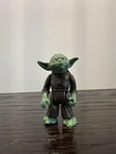 Vintage 1980 Star Wars Yoda Brown Robe Action Figure Hong Kong Mini Toy Loose