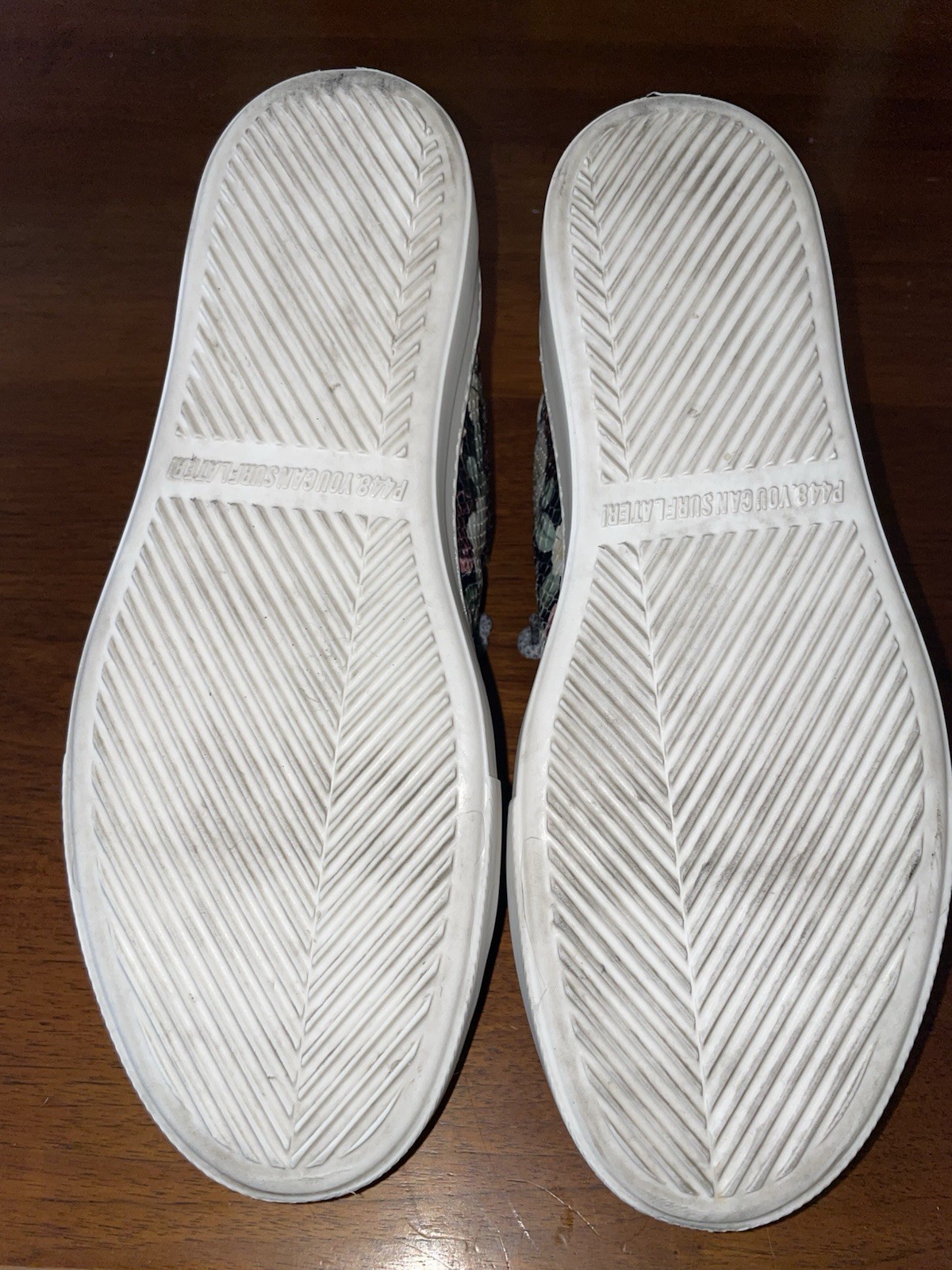 P448 Floral Python-Embossed Platform sneakers (Wo… - image 16