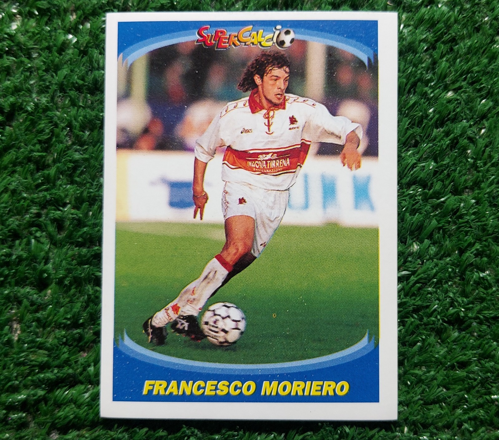 FIGURINA CALCIATORI PANINI SUPERCALCIO 1995/96 ROMA N°107 MORIERO 95/96 ⚽️
