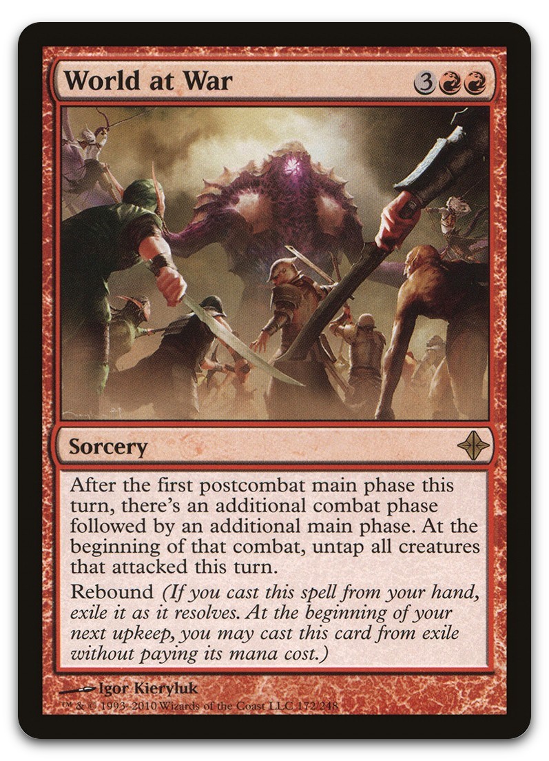 World at War #172 (LP) Rise of the Eldrazi ROE Magic MTG