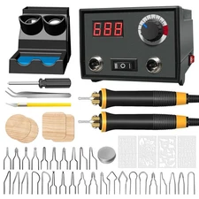 Wood Burning Tool, Wood Burner kit Pen 25~750, Wood Burning kit with Digital